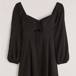 Abercrombie Cinch-Front Cutout Mini Dress